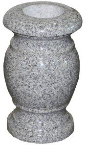 Georgia Blue Polished Turned Vase